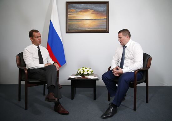 Russian Prime Minister Dmitry Medvedev's working trip to Southern Federal District