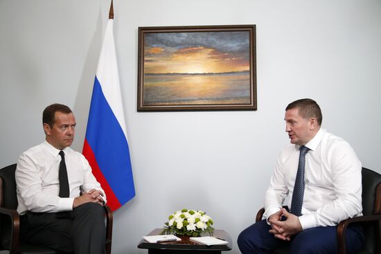 Russian Prime Minister Dmitry Medvedev's working trip to Southern Federal District