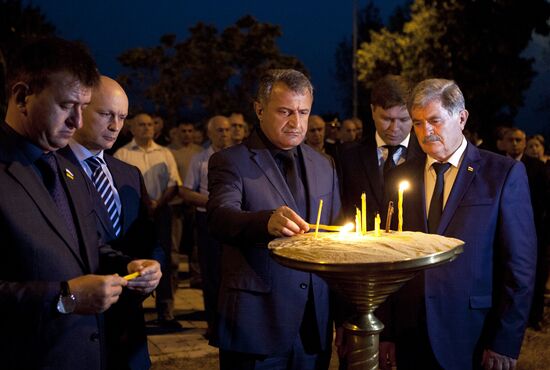 Memorial events on anniversary of battle of Tskhinval