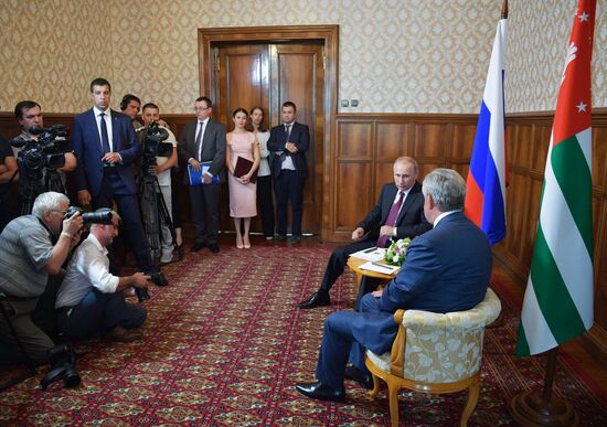 President Vladimir Putin's working visit to Abkhazia