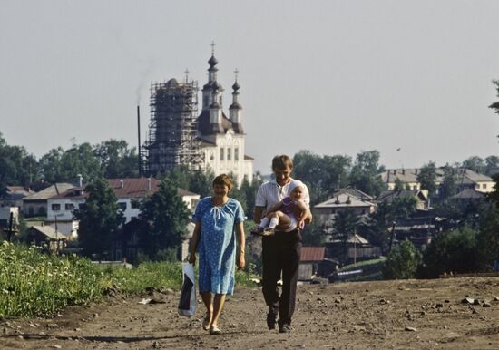 City of Totma in Vologda Region