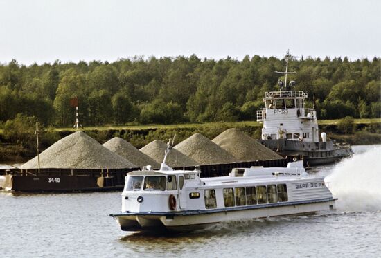 River Sukhona in Vologda Region
