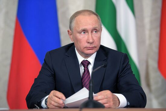 President Vladimir Putin's working visit to Abkhazia