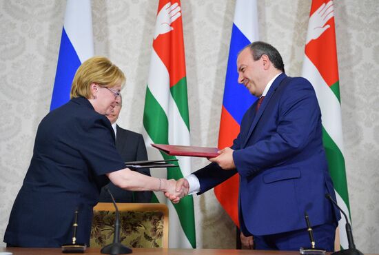 President Vladimir Putin's working visit to Abkhazia