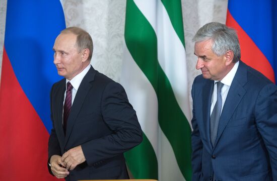 Russian President Vladimir Putin's working trip to Abkhazia