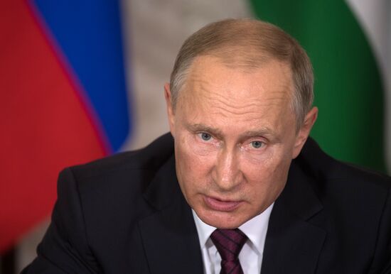 Russian President Vladimir Putin's working trip to Abkhazia