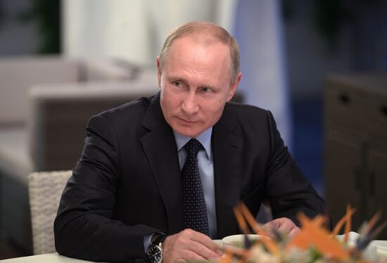 Russian President Vladimir Putin's working trip to Sochi