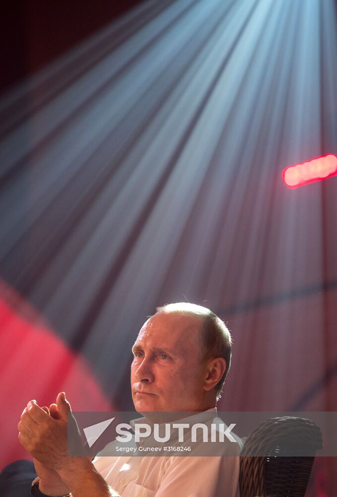 Russian President Vladimir Putin's working trip to Sochi