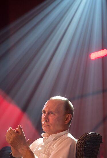 Russian President Vladimir Putin's working trip to Sochi