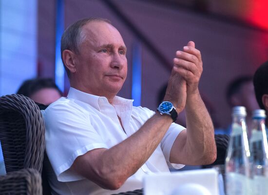 Russian President Vladimir Putin's working trip to Sochi