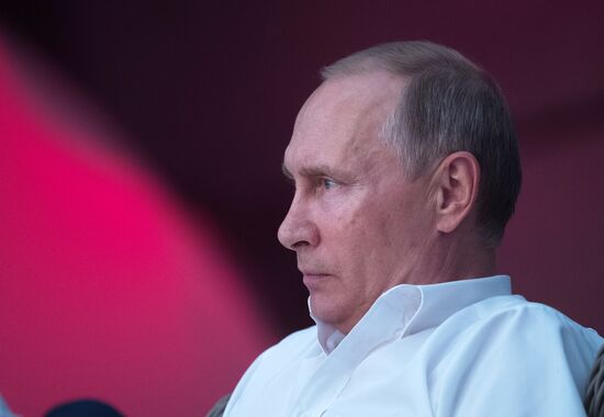 Russian President Vladimir Putin's working trip to Sochi