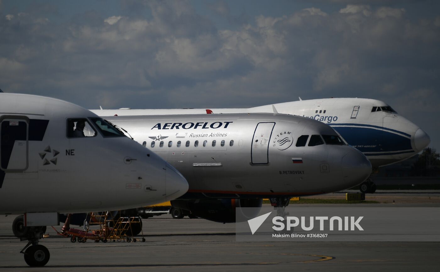Aircraft at Sheremetyevo Airport