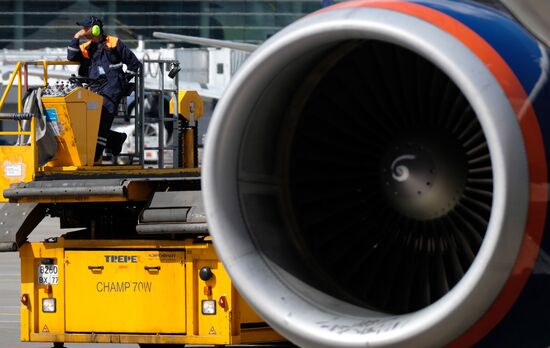 Aircraft at Sheremetyevo Airport
