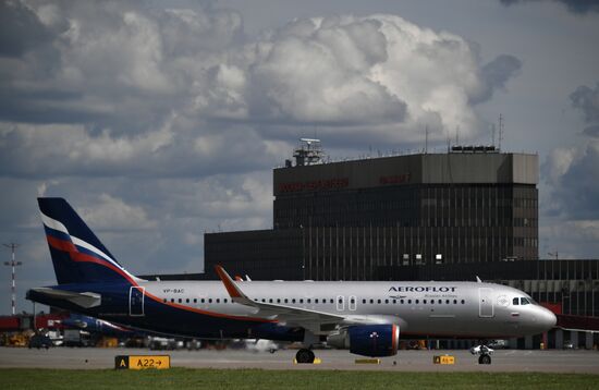 Aircraft at Sheremetyevo Airport