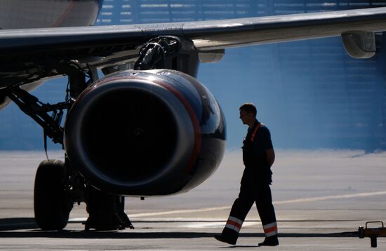 Aircraft at Sheremetyevo Airport
