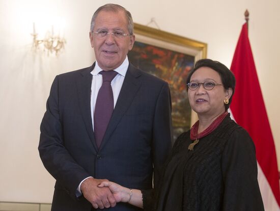 Russian Foreign Minister Sergei Lavrov's visit to Indonesia