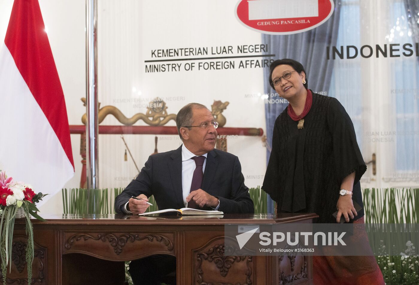 Russian Foreign Minister Sergei Lavrov's visit to Indonesia