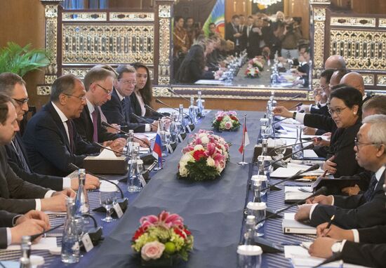 Russian Foreign Minister Sergei Lavrov's visit to Indonesia