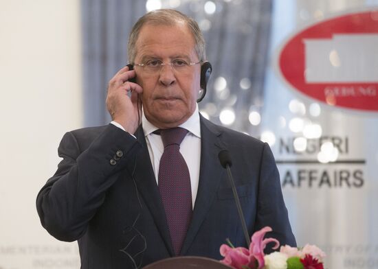 Russian Foreign Minister Sergei Lavrov's visit to Indonesia