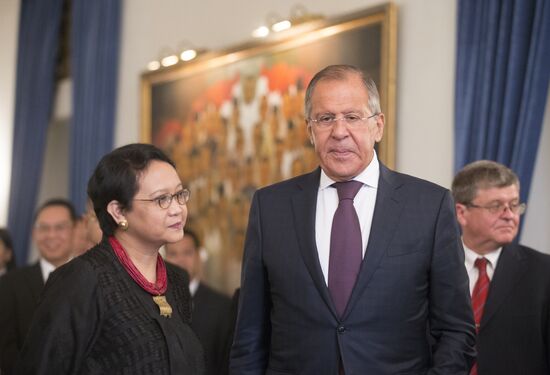 Russian Foreign Minister Sergei Lavrov's visit to Indonesia