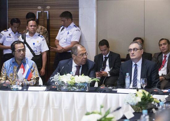 Russian Foreign Minister Sergei Lavrov's visit to Indonesia