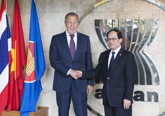 Russian Foreign Minister Sergei Lavrov's visit to Indonesia