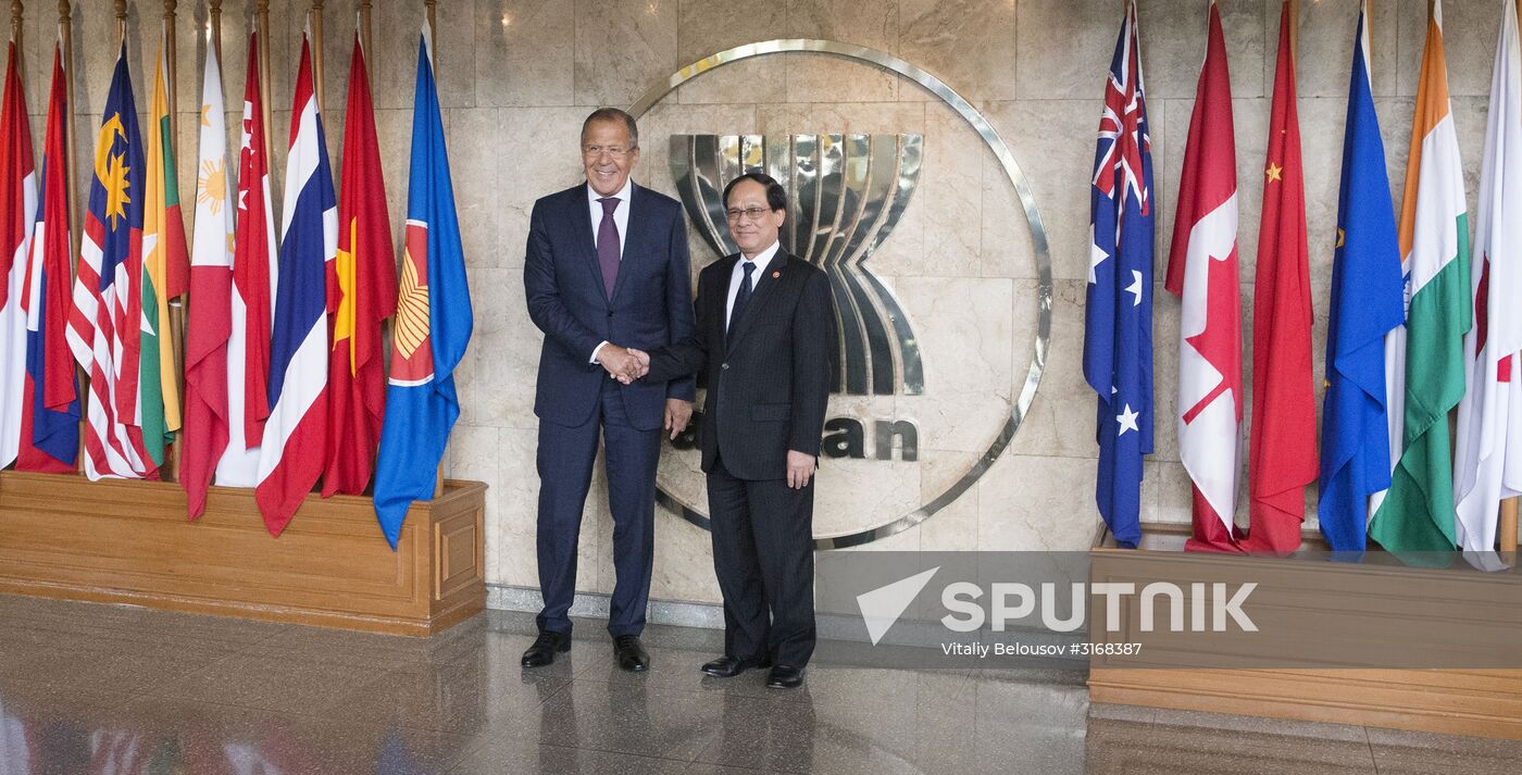 Russian Foreign Minister Sergei Lavrov's visit to Indonesia