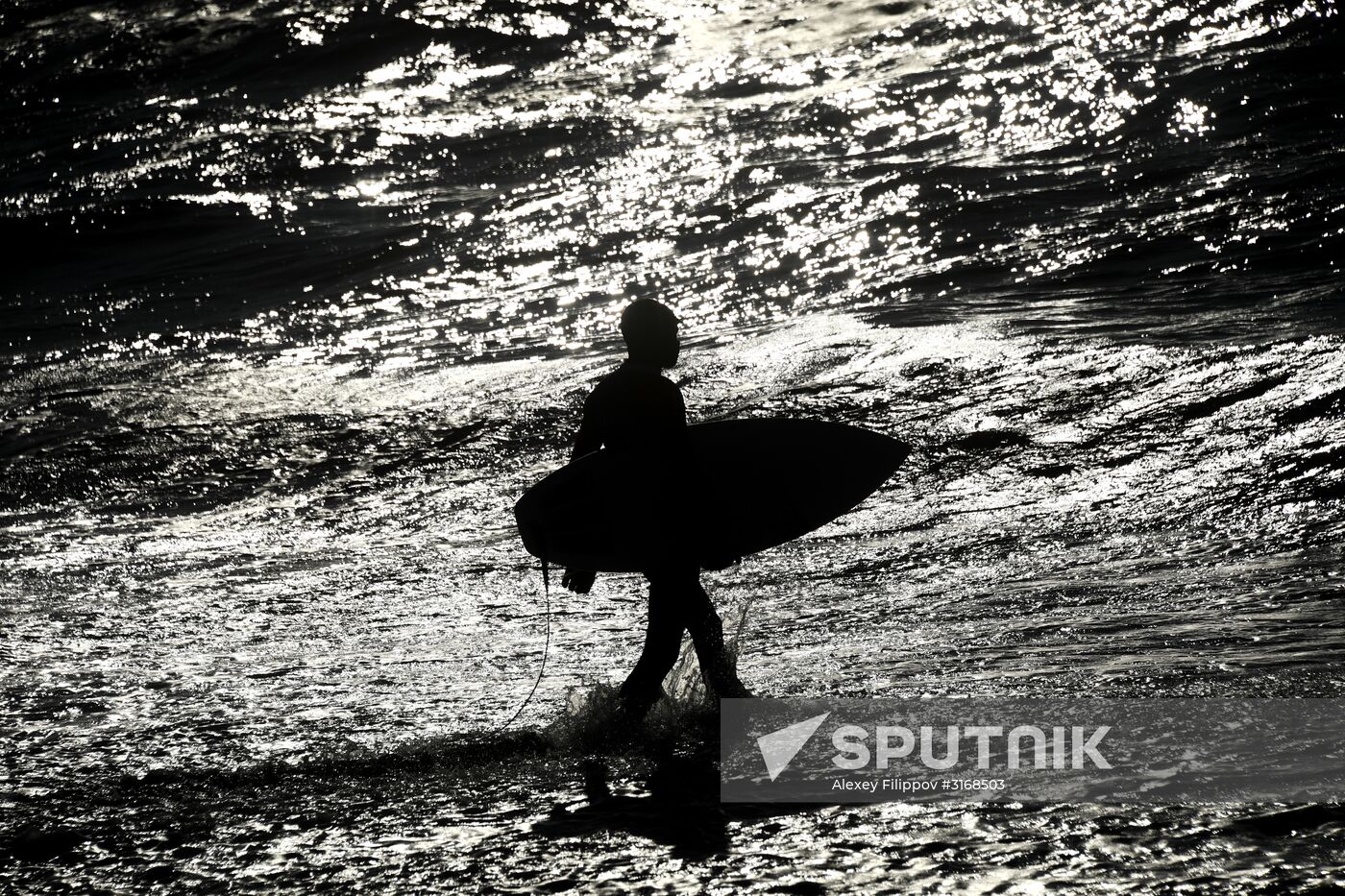 Surfing in Kamchatka