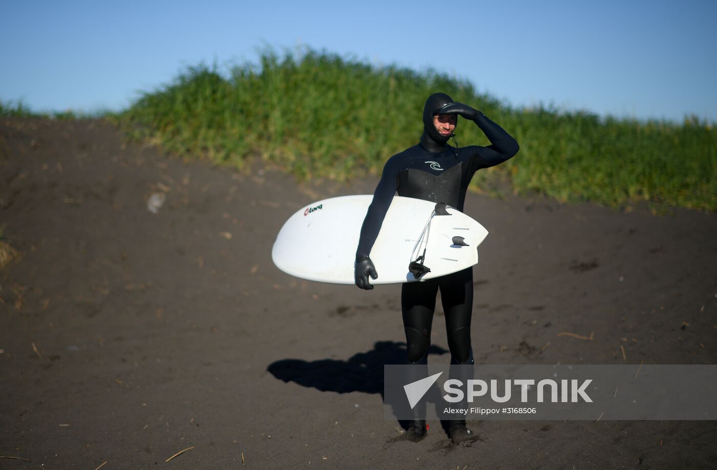 Surfing in Kamchatka