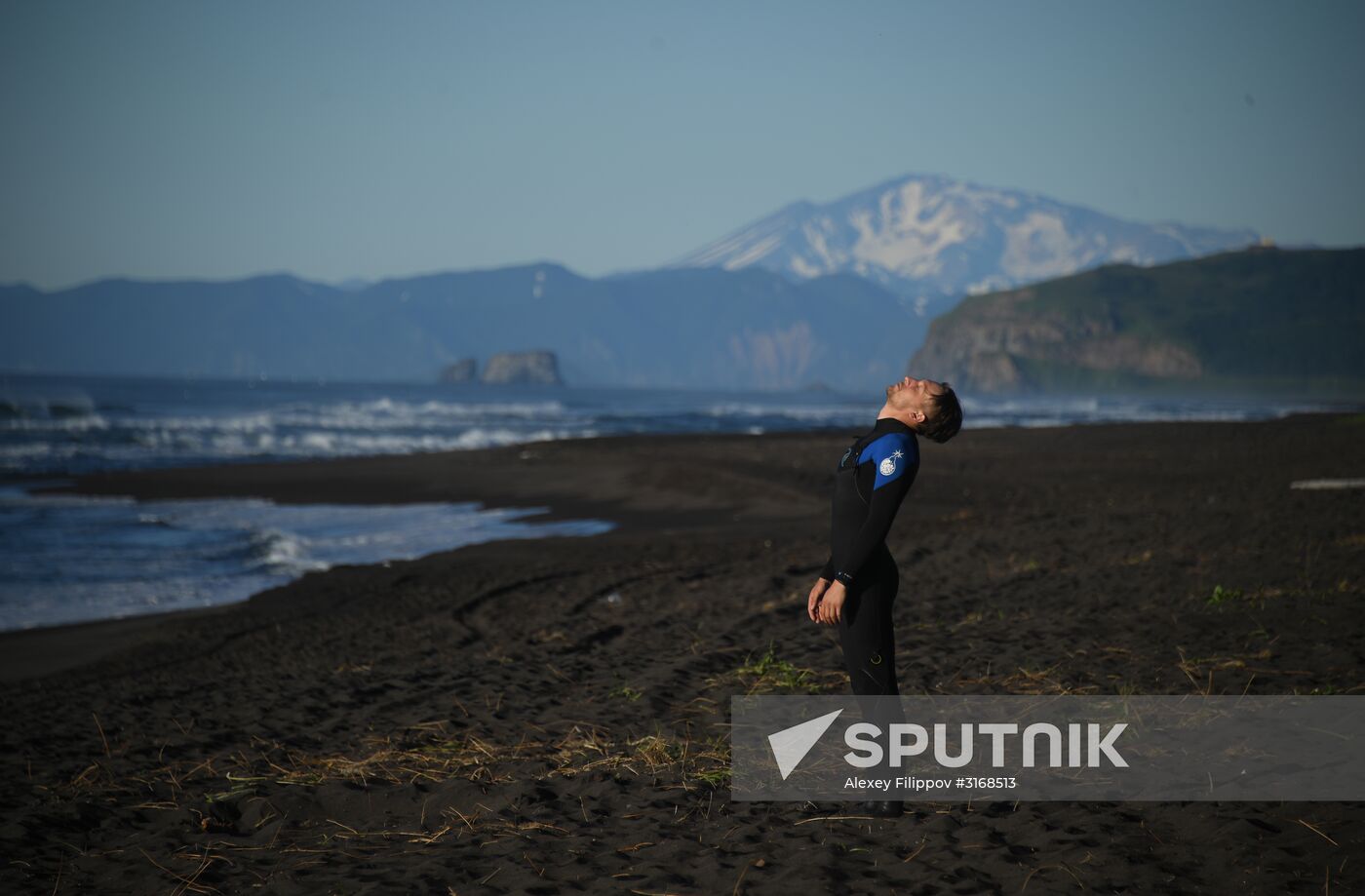 Surfing in Kamchatka
