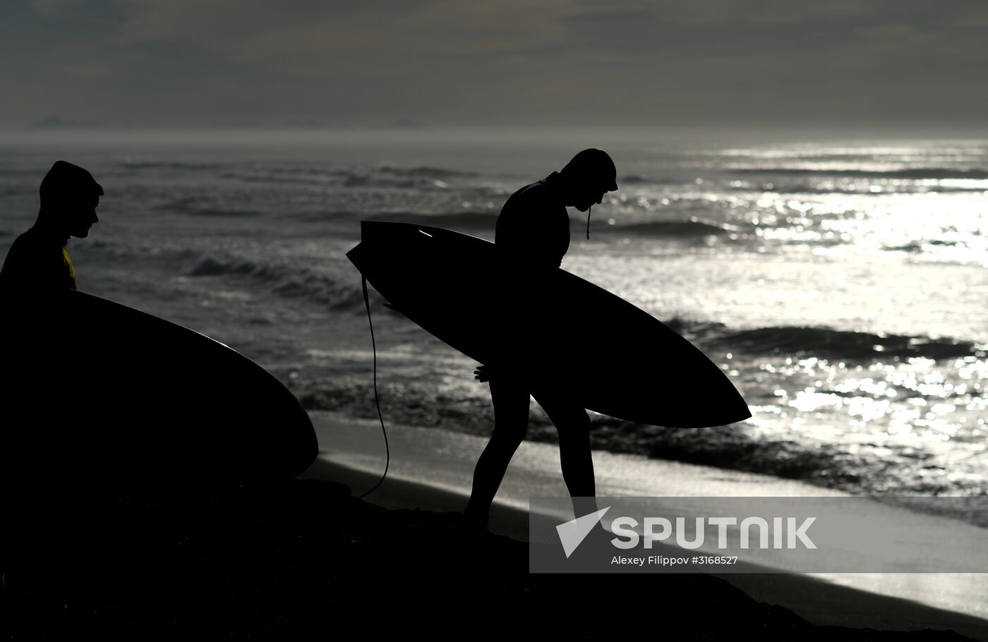 Surfing in Kamchatka
