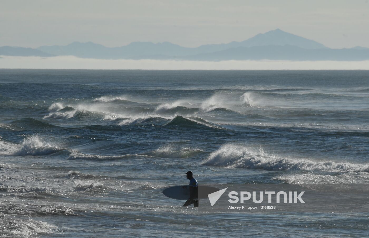 Surfing in Kamchatka