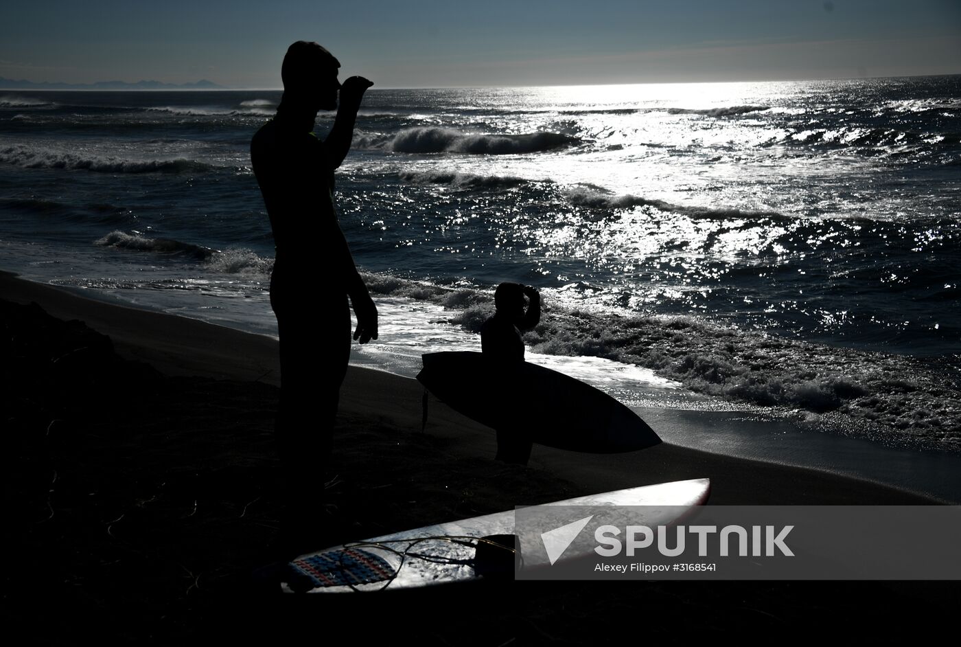 Surfing in Kamchatka