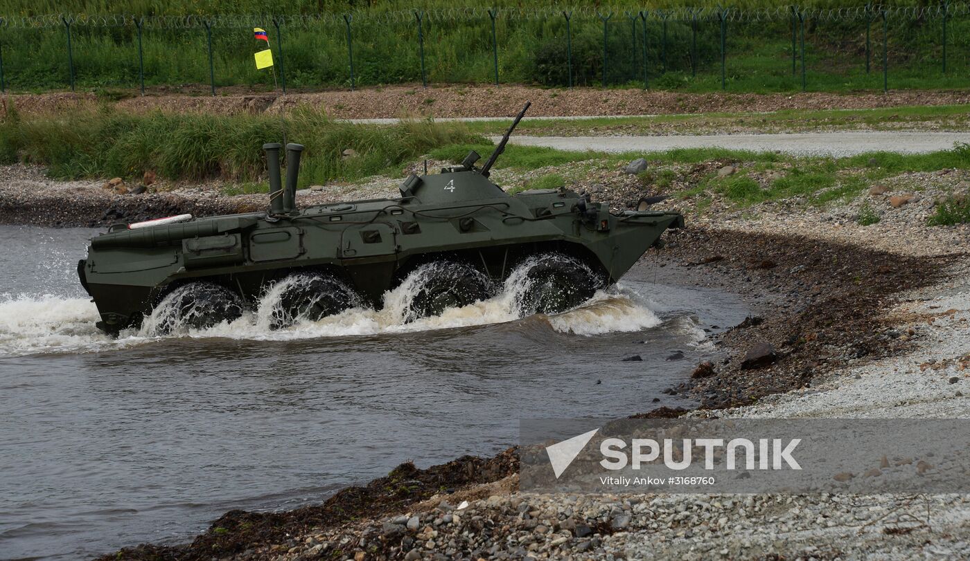 Seaborne Assault 2017 international competition in Primorye Territory