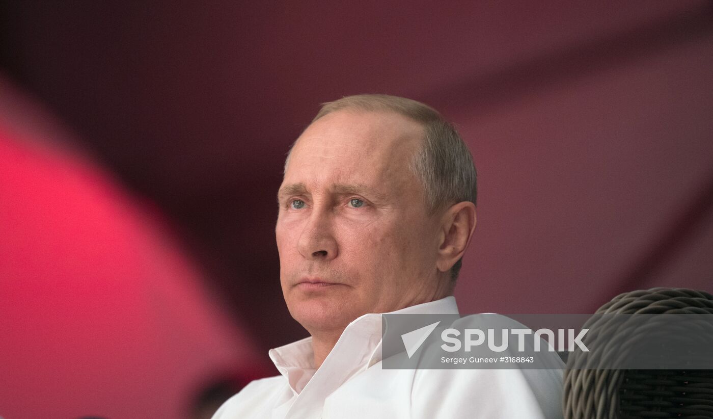 President Vladimir Putin's working trip to Sochi