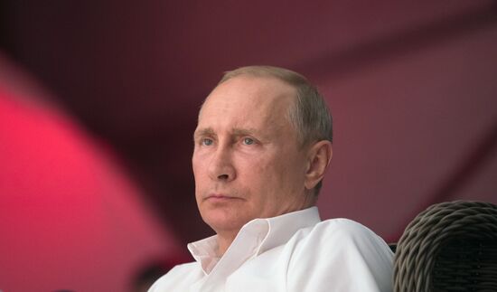 President Vladimir Putin's working trip to Sochi