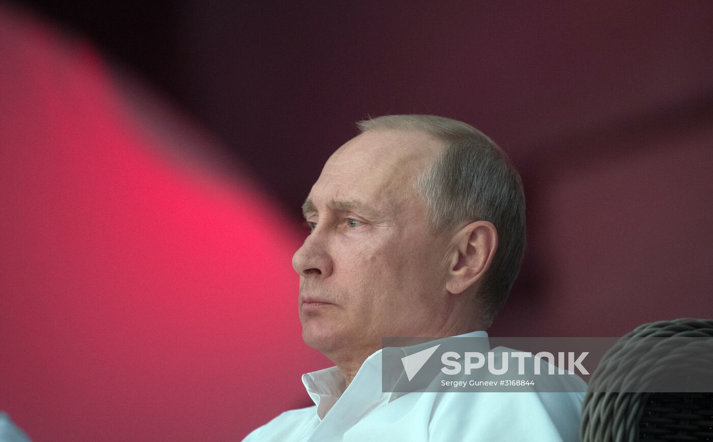 President Vladimir Putin's working trip to Sochi
