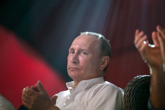 President Vladimir Putin's working trip to Sochi