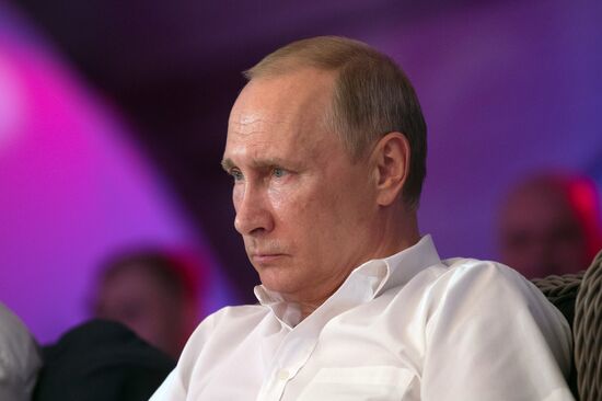 President Vladimir Putin's working trip to Sochi