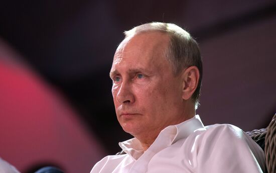 President Vladimir Putin's working trip to Sochi