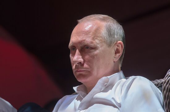 President Vladimir Putin's working trip to Sochi