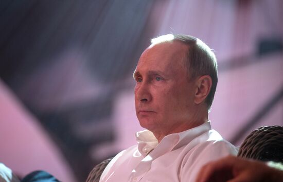 President Vladimir Putin's working trip to Sochi