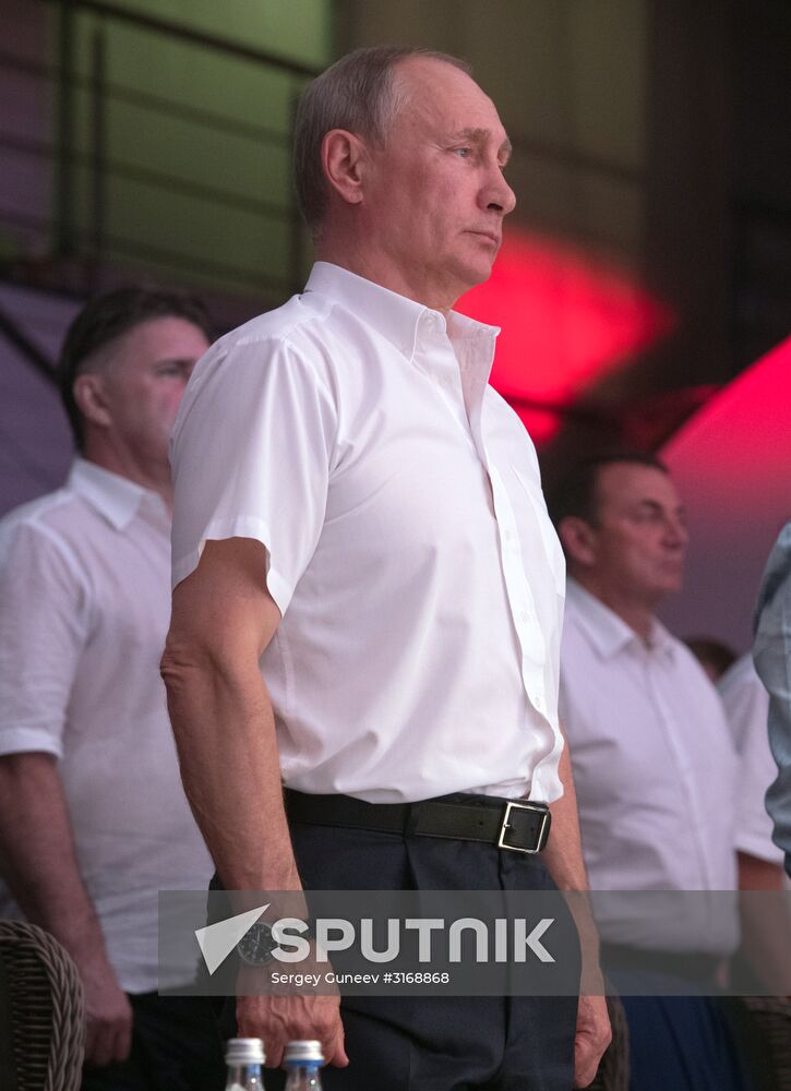 President Vladimir Putin's working trip to Sochi