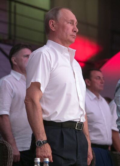 President Vladimir Putin's working trip to Sochi