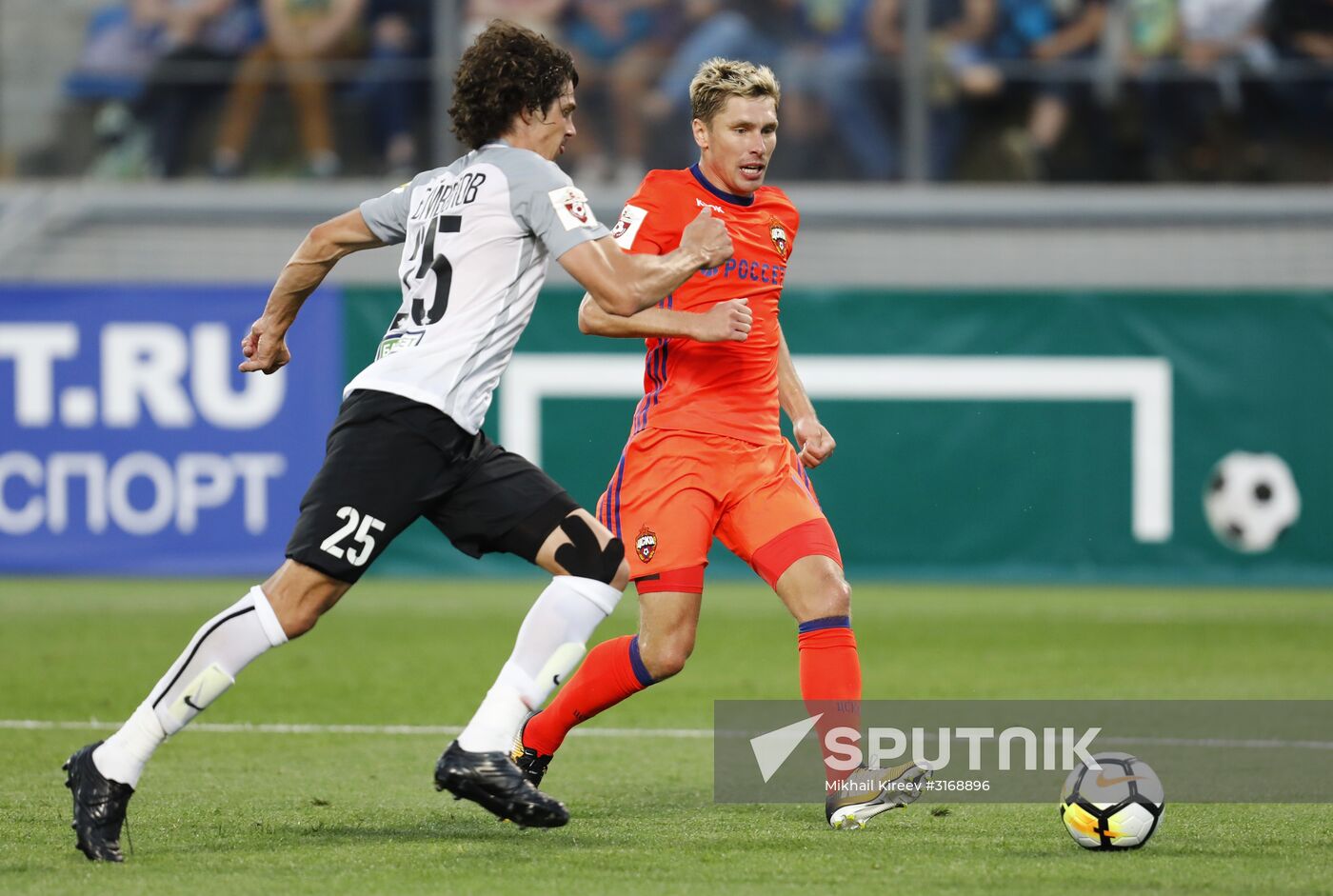 Football. Russian Football Premier League. Tosno vs. CSKA