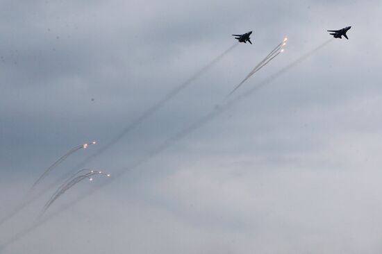 Tactical drill of Baltic Fleet's marines