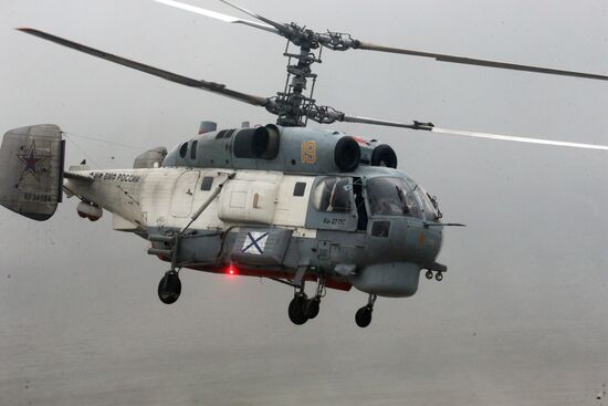 Tactical drill of Baltic Fleet's marines