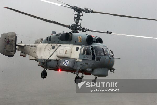 Tactical drill of Baltic Fleet's marines