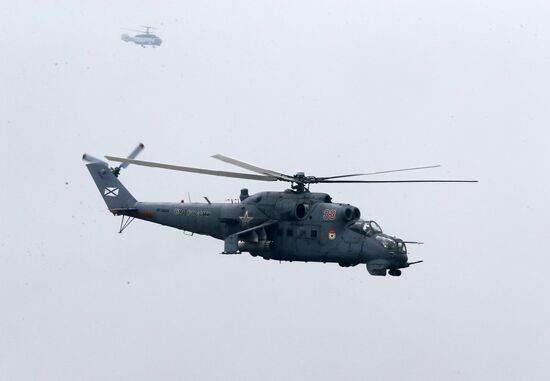 Tactical drill of Baltic Fleet's marines