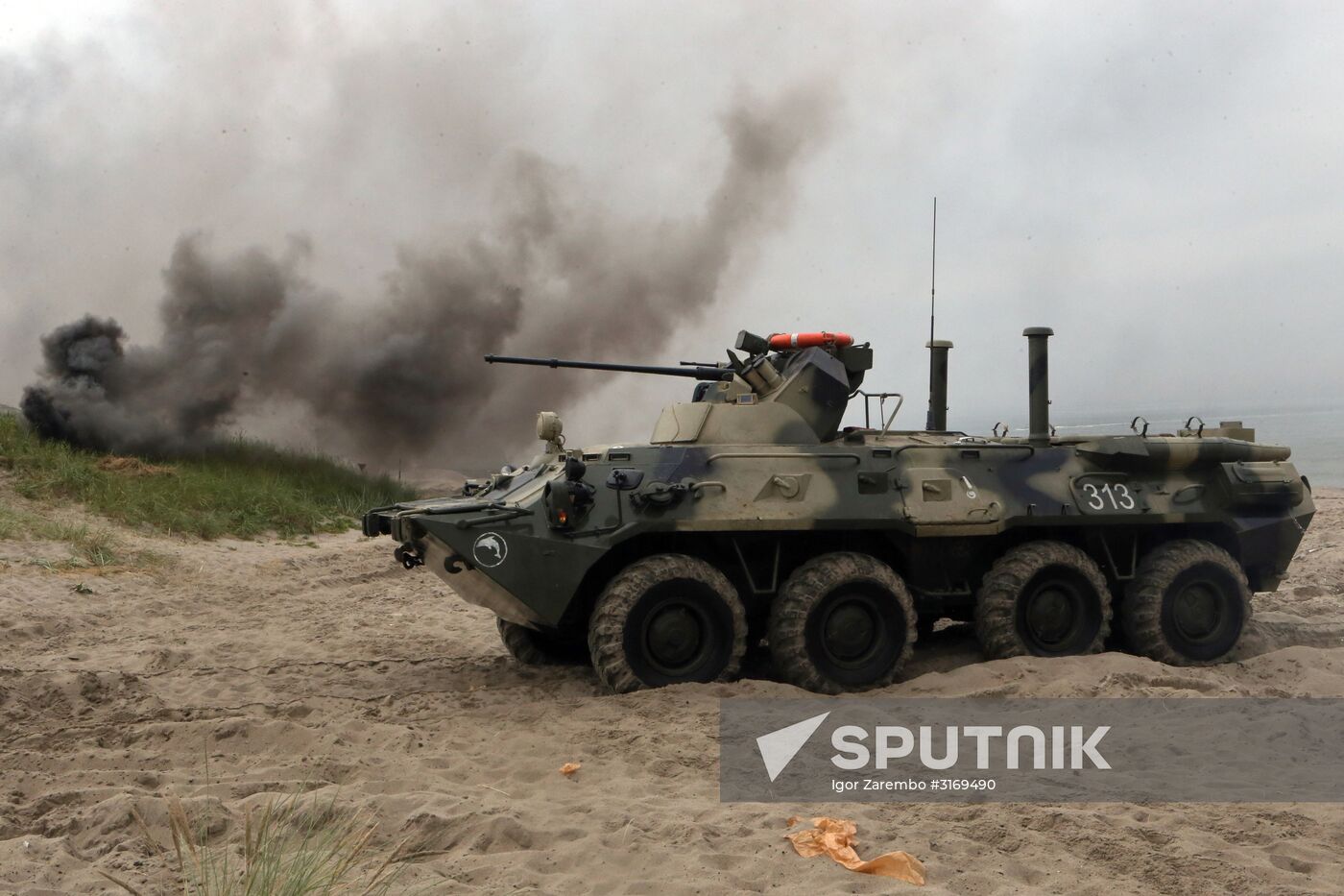 Tactic al drill of Baltioc Fleet's marines